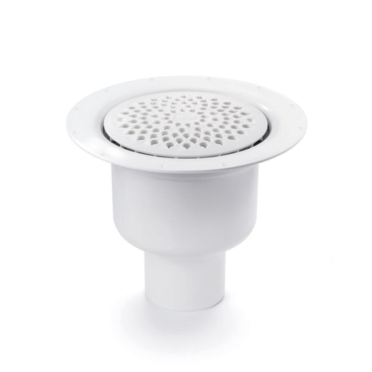 Brage 75, Ø 75 mm-es, rövid függőleges kifolyócsonkkal készülő padlóösszefolyó