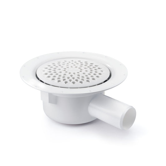 Freja 50, Ø 50 mm-es vízszintes kifolyócsonkkal készülő padlóösszefolyó