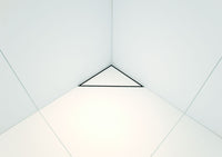 Purus Corner Tile Insert, szerelőkészlettel - 59 mm szerkezeti magasságú összefolyó, Ø 50 mm-es vízszintes kifolyócsonkkal