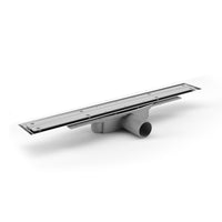 Purus Line Premium 700, nagyon csekély 59 mm szerkezeti magasságú folyóka, Ø 50 mm-es vízszintes kifolyócsonkkal