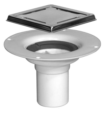 compare product Safe Overflow 50, lapburkolatokhoz szorítókerettel készült, szigetelőgallérral ellátott, Ø 50 mm-es padóösszefolyó