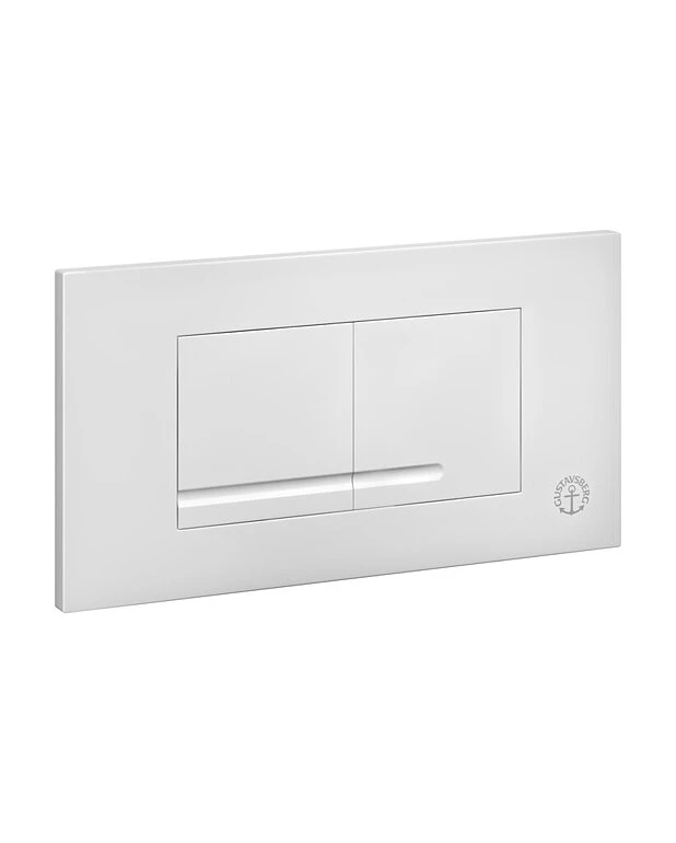 Öblítőgomb XT szerelvényhez - fali kezelőpanel, téglalap alakú,fehér