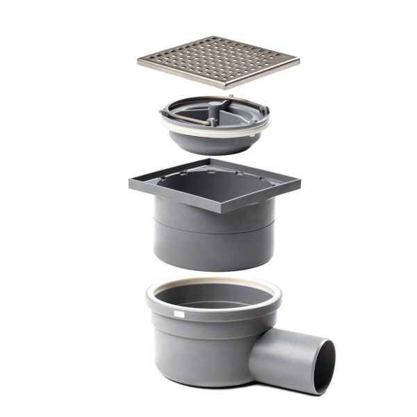 Padlóösszefolyó Kvaser 50 oldalsó - másik nézet