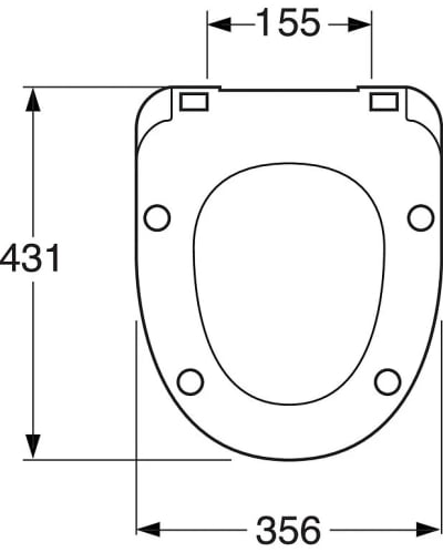 Nordic 8M56 WC-ülőke - SC/QR - 1