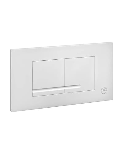 Öblítőgomb XT szerelvényhez - fali kezelőpanel, téglalap alakú,fehér - 2