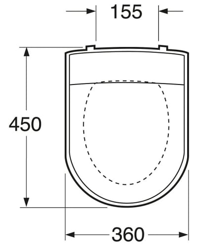 WC-ülőke Logic 9M11 - Lágyan záródó - 1