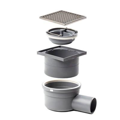 Padlóösszefolyó Kvaser 50 oldalsó - 3